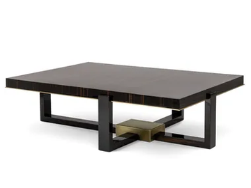 AMINA - Rectangular ebony coffee table by JOSÉ LEITE DE CASTRO - view 2